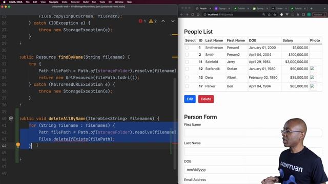 20 - Complete Spring Boot Web App Mini-Course - Coordinating Deletes with a Service Class смотреть онлайн