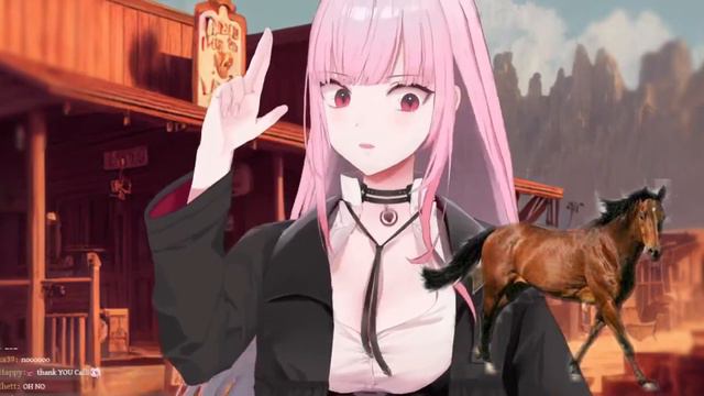 Mori Calliope And The Horse