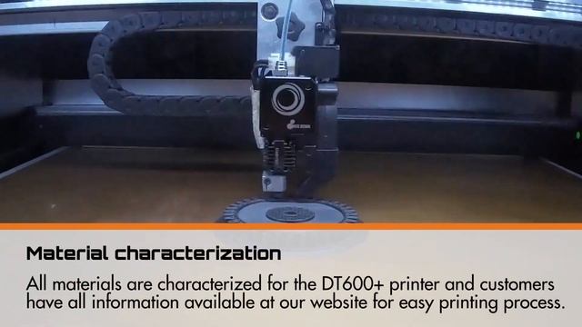DT600+ printing PEEK + Carbon Fiber смотреть онлайн