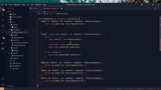 09 POST - CREATE | REST API TYPESCRIPT EXPRESS MONGODB смотреть онлайн