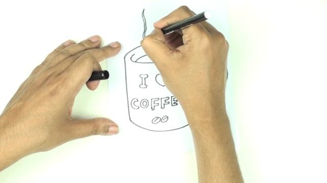 How to draw Coffee Mug / Coffee Mug drawing step by step. смотреть онлайн