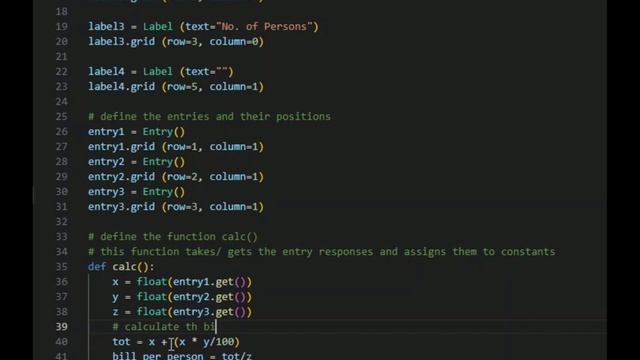 creating a TIP CALCULATOR ~ Python Project Ideas 010 смотреть онлайн