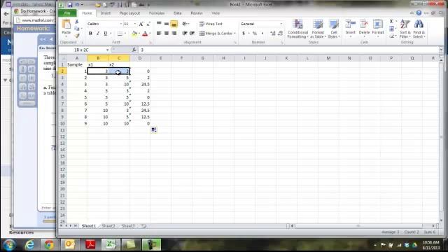 Statistics - Probability Distributions Example - Table of Variances (Excel) смотреть онлайн