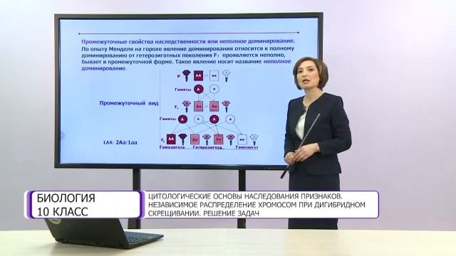 Биология. 10 класс. Цитологические основы наследования признаков смотреть онлайн