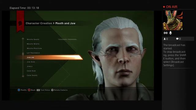 Dragon Age: Inquisition Character Creation