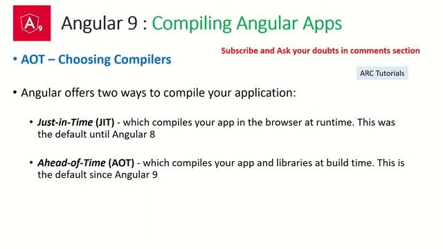 Angular 9 Tutorial For Beginners #75- Ahead of Time (AOT) Compilation смотреть онлайн