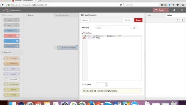 Replacing the Payload in Node Red смотреть онлайн