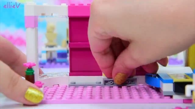 Lego Friends Girls Bedrooms Jenga-Style Custom Build ? DIY Craft смотреть онлайн