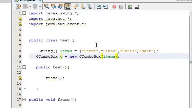 Java Tutorial 14: Combo Boxes in Java смотреть онлайн