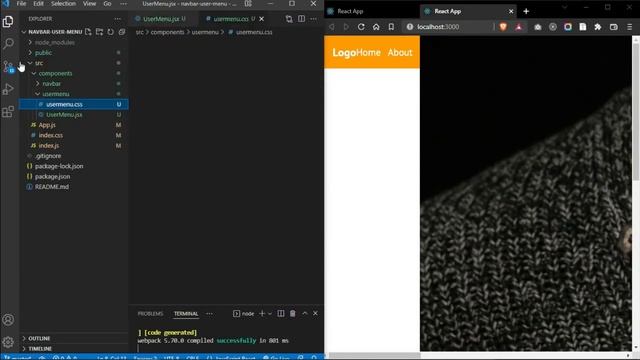 React & Framer Motion Animated User Dropdown Menu смотреть онлайн