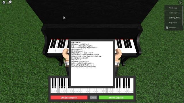 Playing Careless Whisper (Roblox Piano) смотреть онлайн