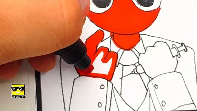 ROBLOX-Rainbow Friends - Coloring pages смотреть онлайн