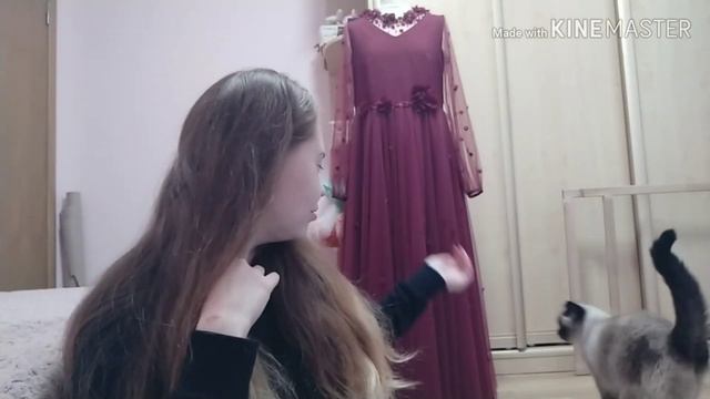 Авторская ручная работа. Создала крой и пошив платье, декор своими руками. смотреть онлайн