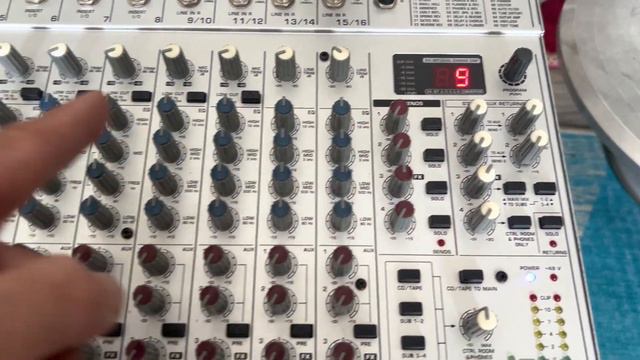 Mixer bãi Đức behringer eurorack UB2442fx Pro điện autovol смотреть онлайн