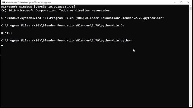 Blender - Instalando Módulos de Python com Pip смотреть онлайн