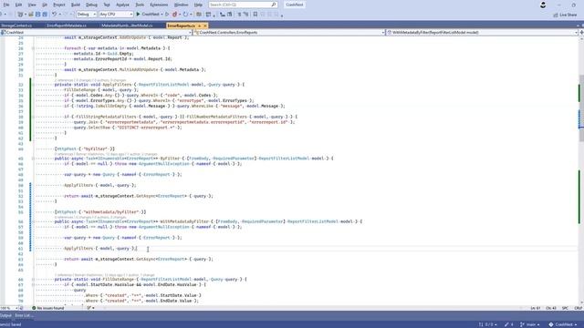 CrashNest: Добавляем фильтры по метаданным и новый Endpoint для получения отчетов с метаданными