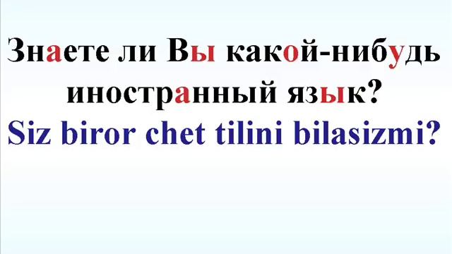 TIL. Ruscha-o'zbekcha So'zlashg'ich. ЯЗЫК. Русско-узбекский разговорник.