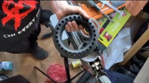 Koogo s3 pro замена шины ведущего колеса.