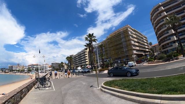 Saint-Raphael, France • Plages de la Ville • Côte d'Azur • July 8, 2021 • Virtual 4K Tour смотреть онлайн
