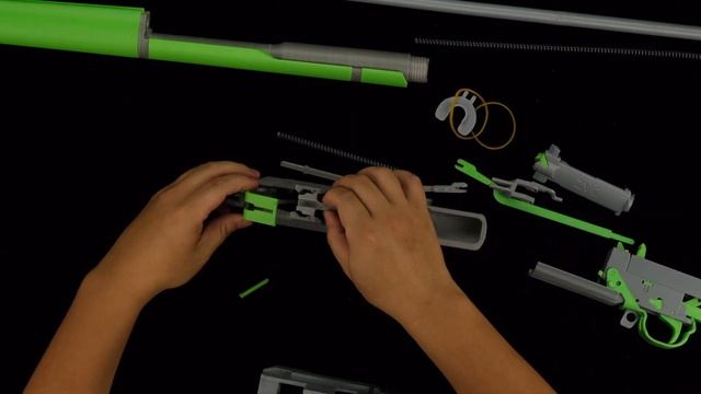 3D print toys Garand M1 blowback kit смотреть онлайн