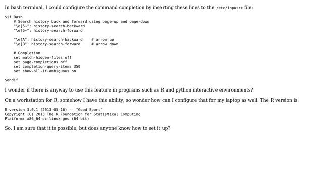 Ubuntu: Command completion in R and python (2 Solutions!!) смотреть онлайн