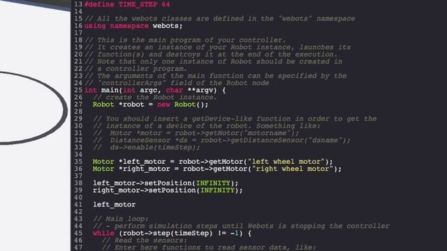 Webots Line Follower with code in C++ // Webots tutorial // Epuck line follower смотреть онлайн