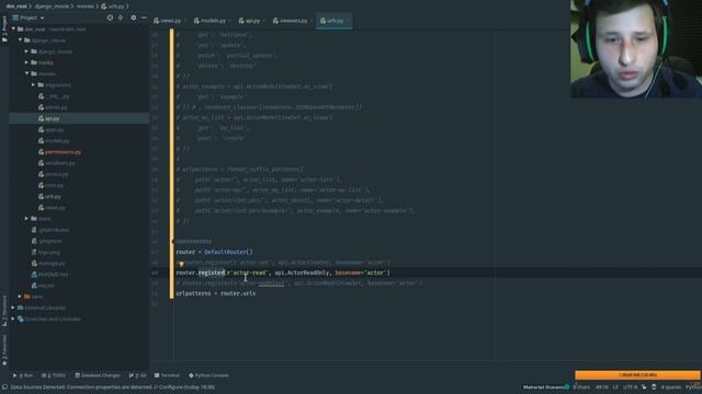 разбор классов ViewSet django rest framework смотреть онлайн
