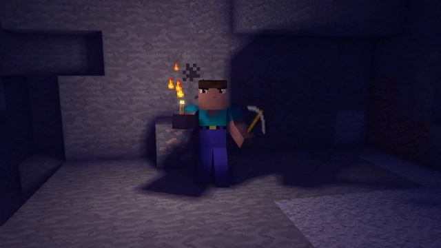 Последний факел. Майнкрафт анимация (Minecraft Animation\Mine-Imator)