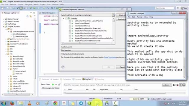 How to add a new Activity and use setContentView смотреть онлайн