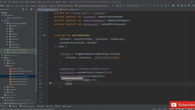 SwipeRefreshLayout - Using Swipe to Refresh Android App | Search Remote Job App | Part 13 смотреть онлайн