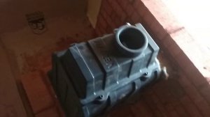 Установка банной печи ВЕЗУВИЙ. Кладка ПОРТАЛА.