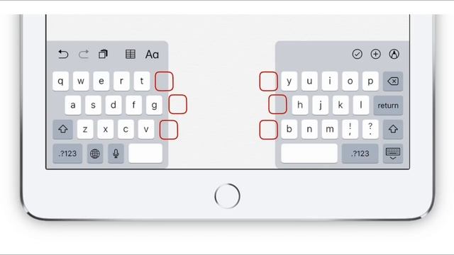 Как разделить клавиатуру iPad и использовать шесть скрытых клавиш | Яблык смотреть онлайн