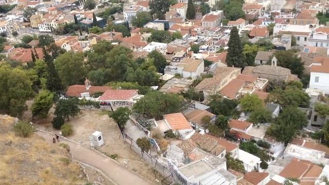 Вид на Афины с Акрополя. Греция. View of Athens from the Acropolis. Greece смотреть онлайн