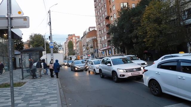 Ростовский трамвай 078-й на М.Горького 17.10.23г часть 1 смотреть онлайн