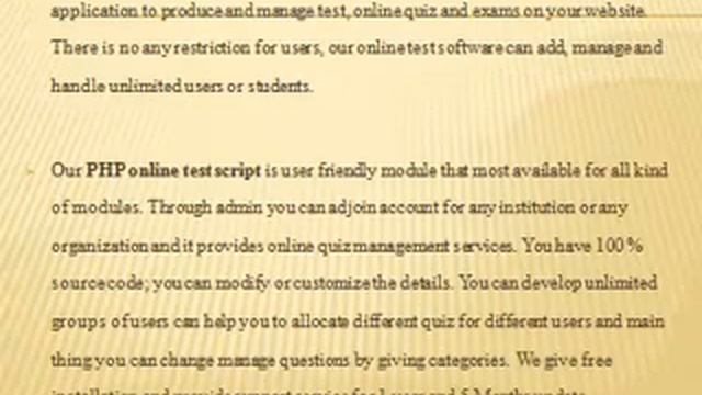 PHP online test script - i-netsolution смотреть онлайн
