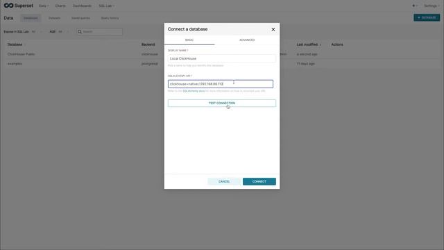 Apache Superset With ClickHouse: Connection Guide | ClickHouse Tutorial