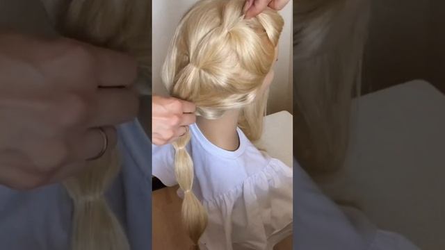 Прическа на 1 сентября для длинных волос #причёска #причёски #прически смотреть онлайн