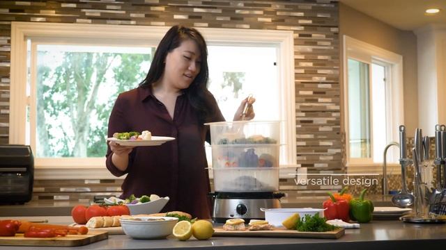 SKY5298 9.5qt 800W 3 Tier BPA-Free Electric Food Steamer смотреть онлайн