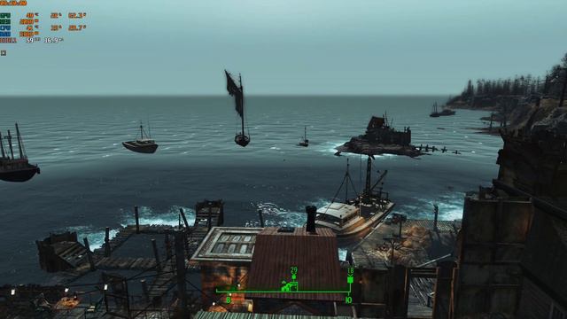 Fallout4 убираем туман и слепящее солнце. ( we remove the fog and the brightness of the sun ). смотреть онлайн