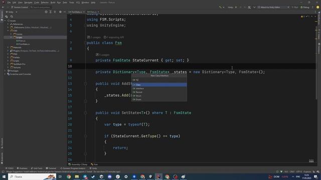 Паттерн FSM или Машина Конечных Состояний. Как использовать в Unity? смотреть онлайн