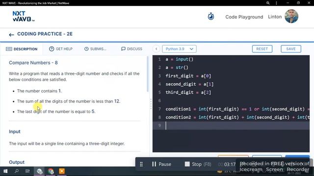 compare numbers 8 #ccbp #python #pythonforbeginners #assignment #assignmentanswers смотреть онлайн
