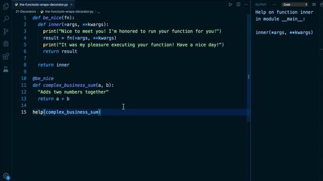 Python Programming Tutorial # 167 | How to use functools wraps Decorator in Python - English смотреть онлайн