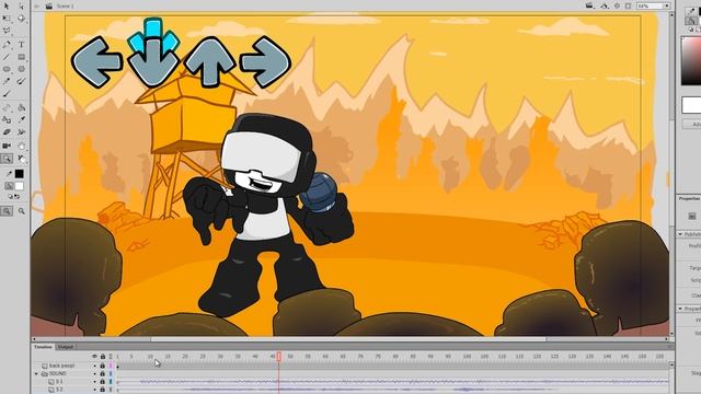 FnF week 7 hd - PROCESS CREATE animation #3 [ Up Down Left Right ] смотреть онлайн