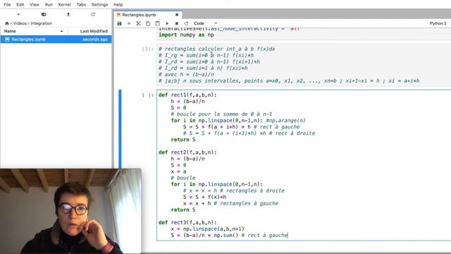 [Python pour les maths] Calcul numérique d'intégrales : méthode des rectangles смотреть онлайн