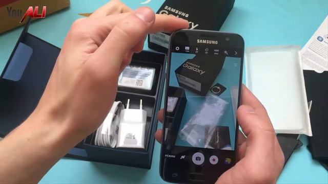 Распаковка SAMSUNG GALAXY S7 смотреть онлайн