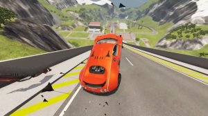 Big Ramp Jumps with Real Car Mods - BeamNG Drive Crashes | DestructionNation