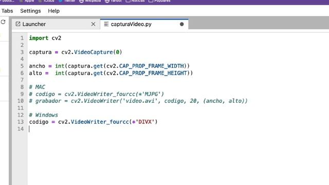 04 Capturar vídeo con Opencv y Python смотреть онлайн