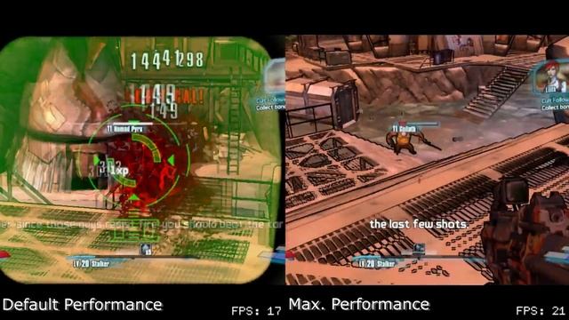 Borderlands 2 - Framerate Comparison for PS Vita (Oclockvita) смотреть онлайн