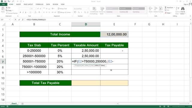 Income Tax Calculator in Microsoft Excel | Income Tax Calculation on Salary in MS Excel смотреть онлайн