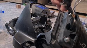 Разборка левого зеркала бокового вида Honda vezel.Возможна помощь в ремонте.